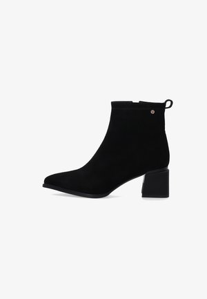 VENEZIA, HIGH HEELED ANKLE BOOTS - Lage laarzen - black