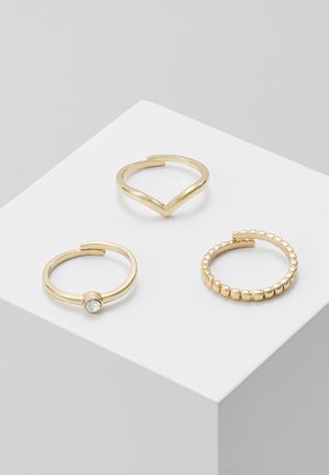 SPECIAL DESIGN 3 PACK - Ringar - gold-coloured