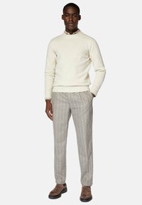 Boggi Milano CITY IN PINSTRIPE  - Kelnės - beige