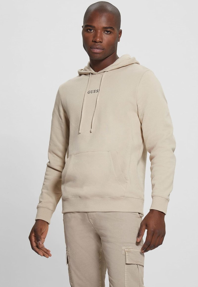 Guess ROY HOODIE - Mikina s kapucí - beige