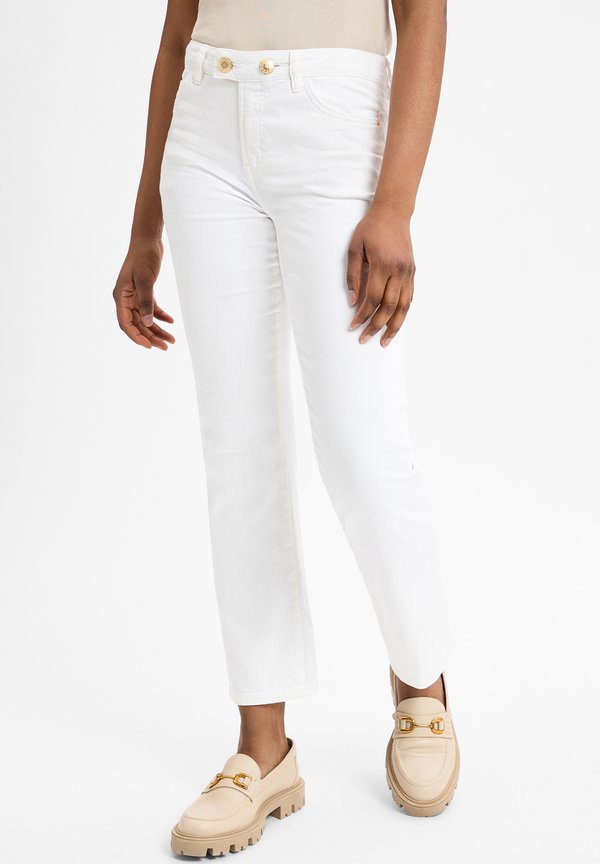 ASHLEY - Jeans Straight Leg - weiß