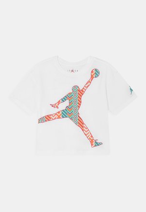 BRAIDED JUMBO TEE - T-Shirt print - white