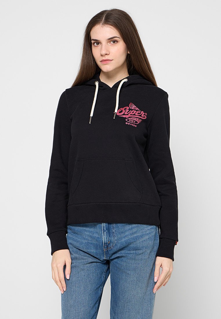 Superdry & Co Hoodie zwart