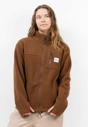 VERSA - Fleecejacke - braun