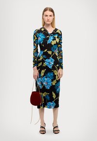 Diane von Furstenberg RICH DRESS - Vestido informal - dark teal