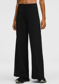 DEFINE HIGH-RISE WIDE-LEG LUON - Nadrágok - black