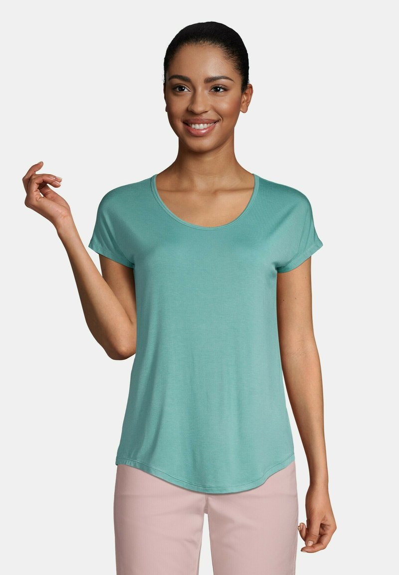 LANDS' END TShirt basic teal shadow/blau Zalando.de