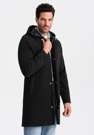 HOODED -COSC - Klassinen takki - black