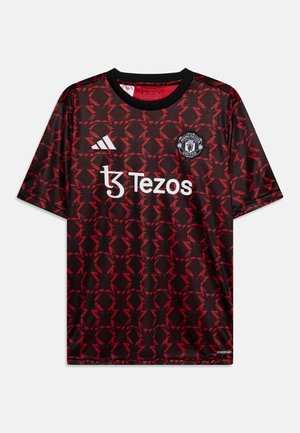MANCHESTER UNITED PRE-MATCH KIDS - Squadra - black/red