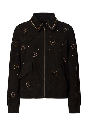 Pepe Jeans, W11 KRISTAL - Veste en cuir - black