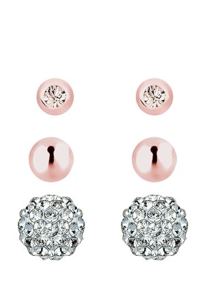 SPARKLING BASIC SET - MIT KRISTALLEN VON SWAROVSKI® - Øreringe - weiß