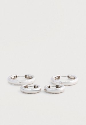 THE LIQUID HOOPS SET - Oorbellen - silver-coloured