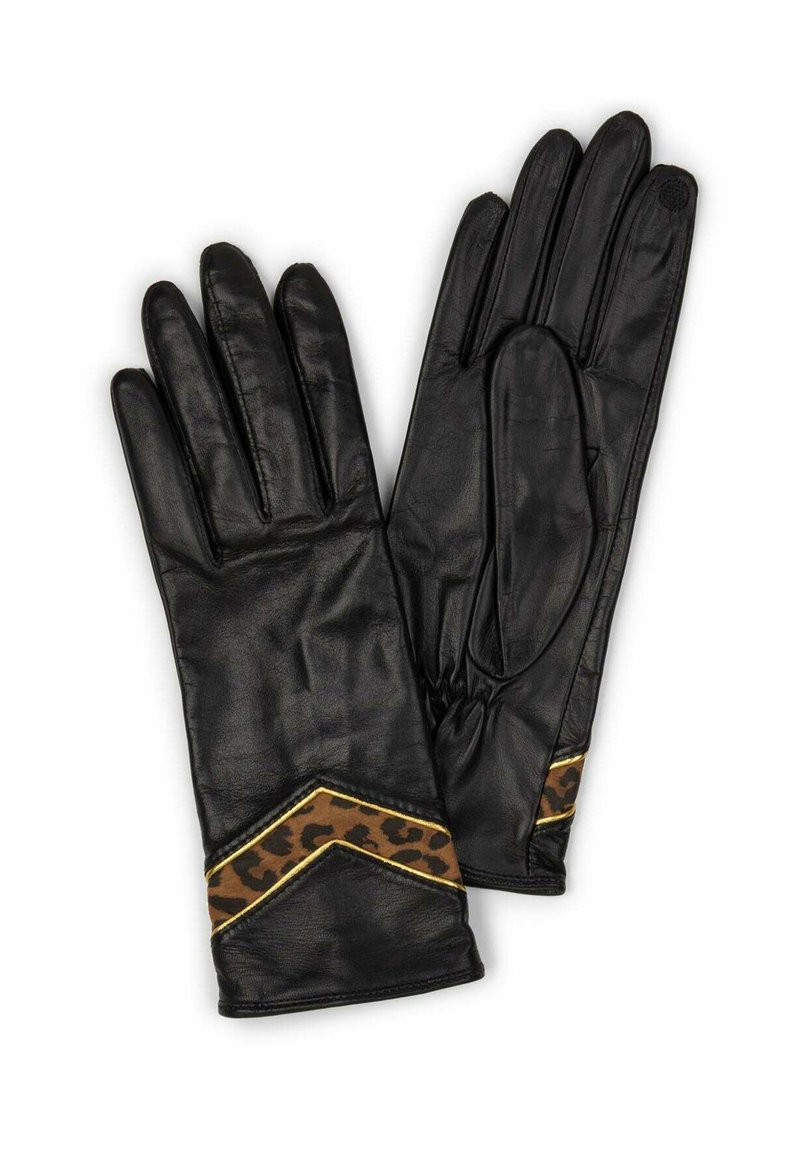 LANCASTER Gants - noir léopard