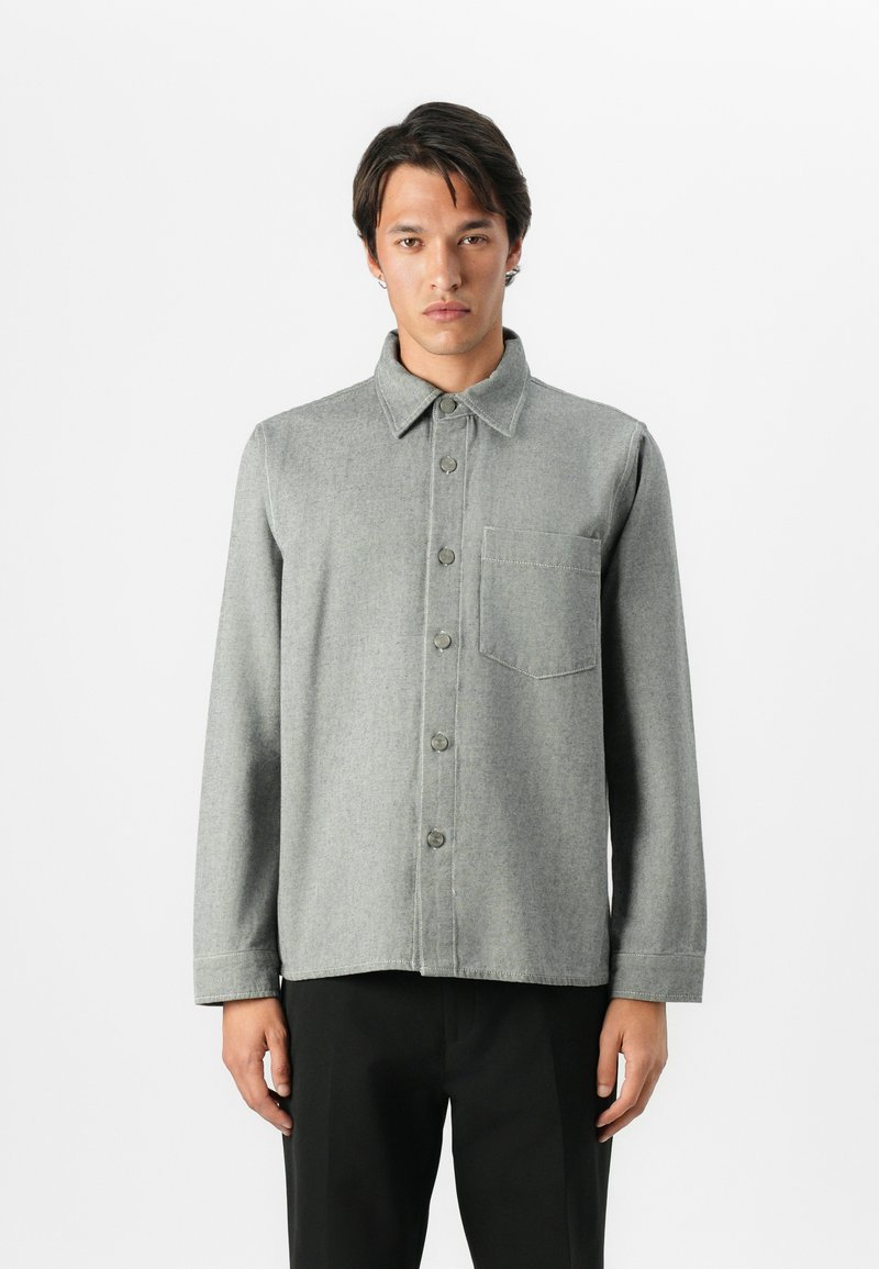 NN.07 Overhemd blauwgrijs