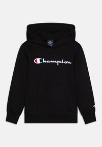 Champion - ICONS HOODED - Džemperis su gobtuvu - black Miniatiūros vaizdas 1