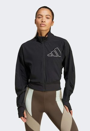 adidas Performance FULL-ZIP - Verryttelytakki - black