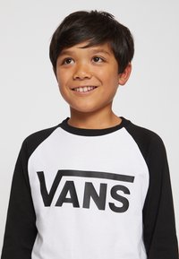 Vans RAGLAN - Langærmet T-shirt - white/black