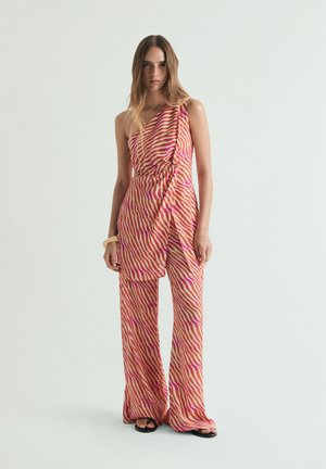Scalpers, SCALPERS ANIMAL PRINT PANT - Pantaloni - animal print