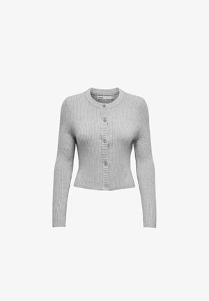 ONLY ONLKATIA BUTTON CARDIGAN - Vest - light grey melange