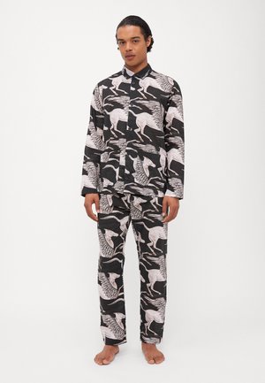 MENS POCKET  - Pyjama - black/white