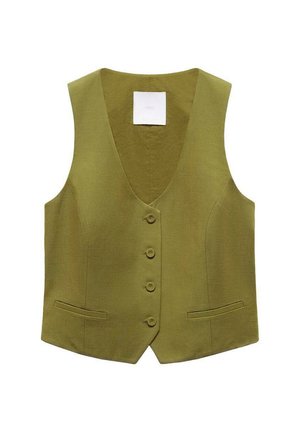 Mango Strukirani kaput - khaki