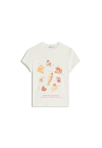 SHORT SLEEVE - T-shirt con stampa - beige