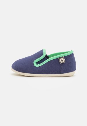 Hausschuh - navy bonton