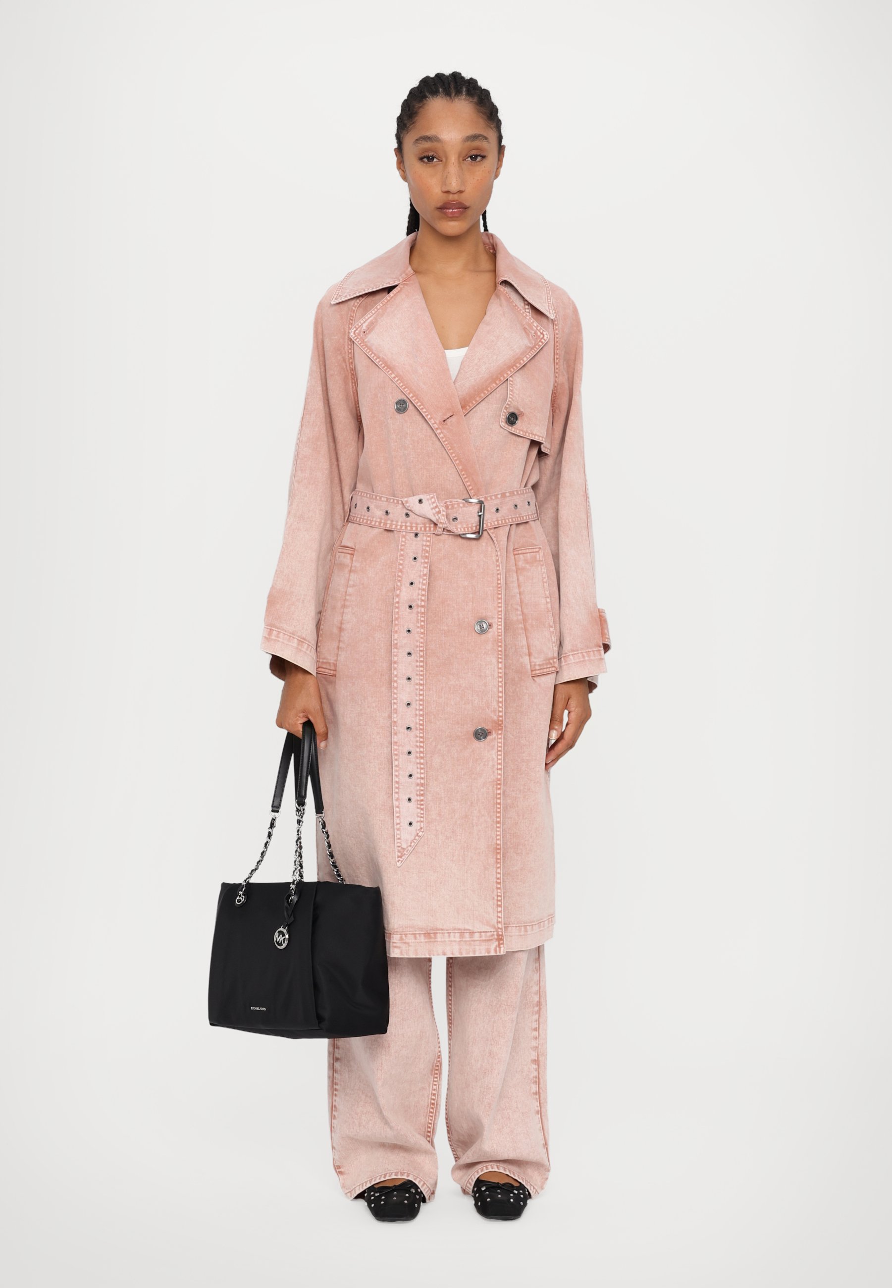 ジャケット・アウター muguet rose midi trench coat muguet rose midi trench coat
