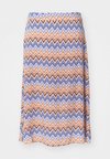 NOVA LIFE MIDI SKIRT  - sukňa v tvare A - copper tan/bali zigzag