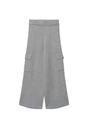 Terranova, PANTALONE LUNGO TINTA UNITA - Pantaloni cargo - grigio scuro melange
