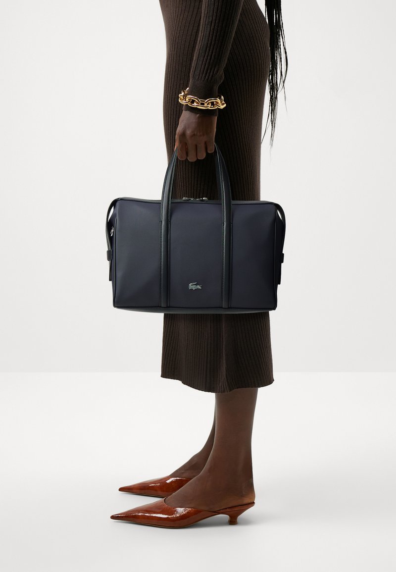 Lacoste NILLY - Sac ?� main - abimes noir/noir - ZALANDO.FR