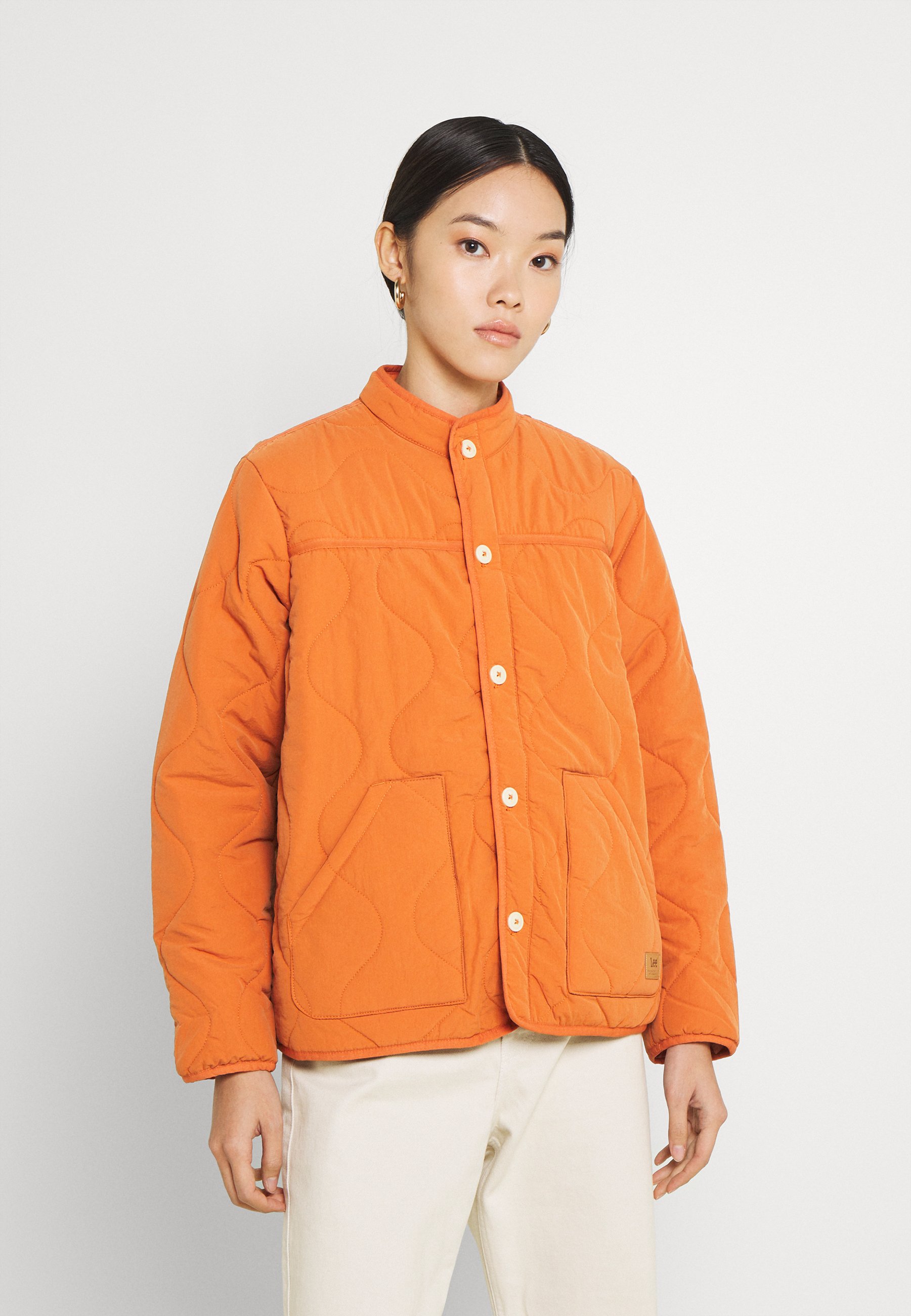 orange jacket