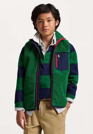 TEDDY FLEECE VEST - Bodywarmer - athletic green