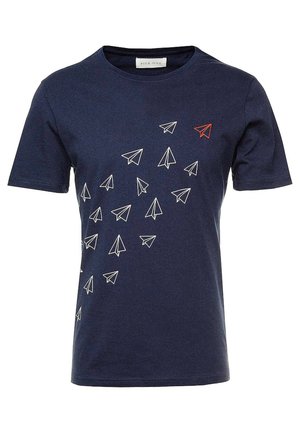 T-shirt con stampa - dark blue