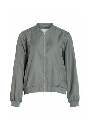VILA, VIPAPAYA L/S BOMBER JACKET - NOOS - Chaquetas bomber - balsam green