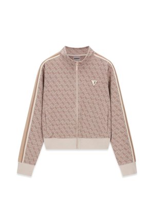 Guess, 4G ALLOVER JACQUARD FULL ZIP J - Sweat zippé - g rhombus buffy jac