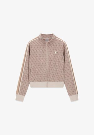 Guess, 4G ALLOVER JACQUARD FULL ZIP J - Sweat zippé - g rhombus buffy jac