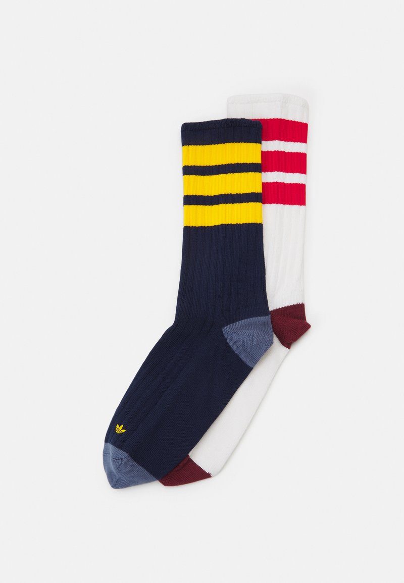 adidas Originals UNISEX 2 PACK - Ponožky - cloud white/night indigo