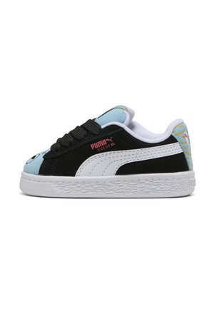 Chaussures premiers pas - black white aqua