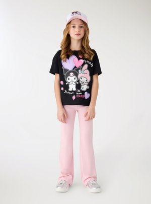 Terranova CON KUROMI - T-shirt con stampa - nero