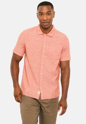 TALL FIT - SHORT SLEEVE POCKET - Hemd - terracotta