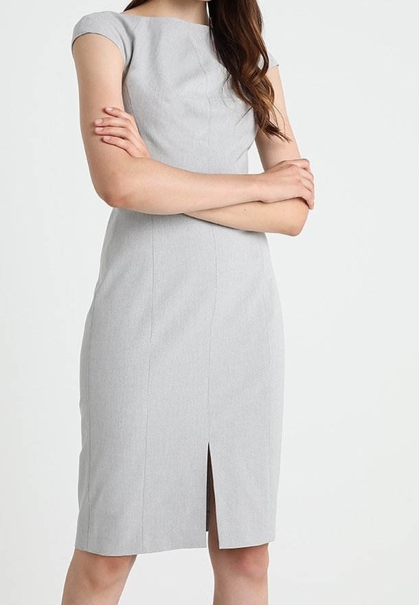Banana Republic Shift dress - light grey - (Pre-owned) - Zalando