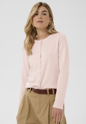 A8661, - Cardigan - chalk pink
