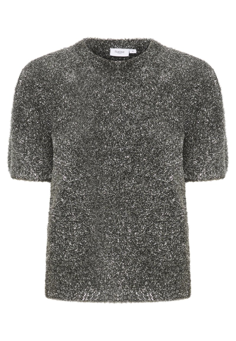 Saint Tropez T-shirt basic zwart