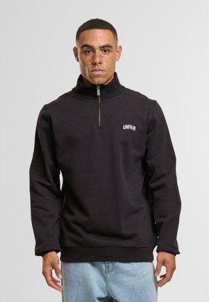 CURVED HALFZIP  - Sudadera - black