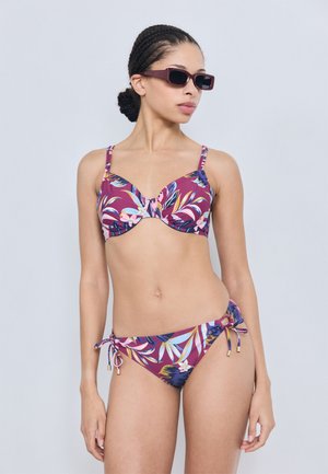 WIRE ODETTA - Haut de bikini - bordeaux