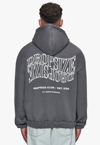 Dropsize HEAVY MIRRORED LOGO  - Sweatjakke - grey