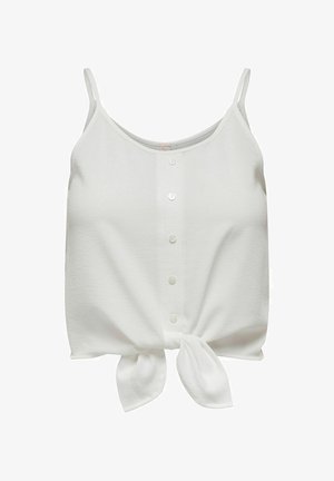 ONLY ONLLECEY KNOT SINGLET - Top - cloud dancer