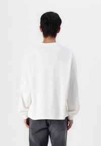 American Eagle POCKET TEE - Hosszú ujjú felső - white