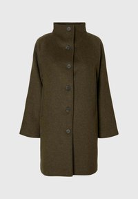 Selected Femme SLFVINNI - Krátký kabát - khaki